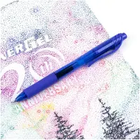 Pentel Gelpenne, EnerGel X BL107, 0,7 mm, genopfyldelig, blå, pakke med 12 stk