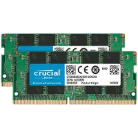 Crucial - DDR4 - sæt - 64 GB: 2 x 32 GB - SO DIMM 260-PIN - 3200 MHz / PC4-25600 - CL22 - 1.2 V - ikke bufferet - ikke-ECC