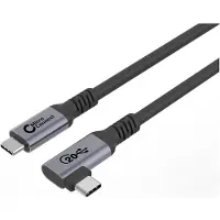 Microconnect Premium USB-C-kabel 5m, 20Gbps, 100W, USB 3.2 Gen 2x2, vinklet, USB3.2CC5-A