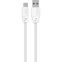 Sinox PRO USB C til USB A kabel. 2m. Hvid, 2 m, USB C, USB A, USB 3.2 Gen 1 (3.1 Gen 1), 5 Gbit/sek., Hvid