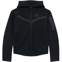 Nike Sweatjakke 'TCH FLC' mørkegrå / sort