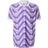 Adidas Real Madrid T-shirt Lifestyler - Lilla/hvid - , størrelse Small