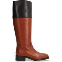 Alpe Alpetil kvinder. 534208 Couture læderstøvler brun, sort (37), 3-5 cm, Lynlås, Casual