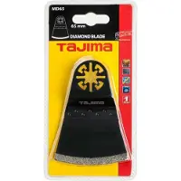 Tajima geležtė multifunkciniam įrankiui su deimantine danga 65mm, išlenkta, skirta cementui ir keraminėms plytelėms
