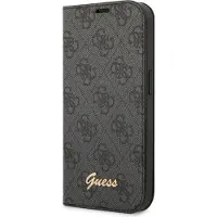GUESS GUBKP14XHG4SHK iPhone 14 Pro Max 6.7 "sort / sort bog 4G Vintage Gold Logo