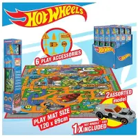 Reig Musicales Hot Wheels Legemåtte Med En Bil 87.5x118 Cm