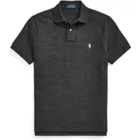 Ralph Lauren Polo Ralph Laurentil mænd. 710680784011 Custom Fit piqué polo shirt sort (XL), Bomuld, Korte ærmer
