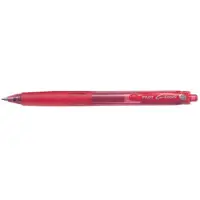 Pilot Pen Gelpenne, PILOT BeGreen G-Knock 07, 0,7 mm, genopfyldelig, rød, pakke med 10 stk