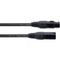 Cordial ED 0.5 FM, XLR (3-pin), Hunstik, XLR (3-pin), Hanstik, 0,5 m, Sort