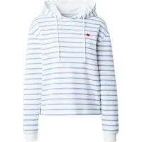 Pieces Sweatshirt 'PCCHILLI' opal / hvid
