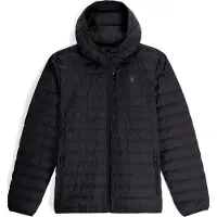 Spyder - Dunjakker ski - Zenith Hooded Down Jacket Black til UnisexUld - Størrelse S - Sort