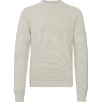 !Solid Pullover 'SD Valencia' sort / naturhvid