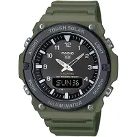 Casio Aq-s820 46.6mm 10atm Solar Quartz Analog-digital Ur