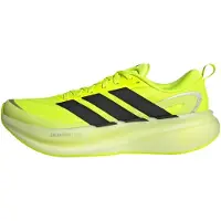 Adidas Løbesko 'Supernova Glide' neongul / sølvgrå / sort