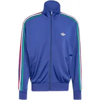 Adidas Originals Sweatjakke 'Firebird' blå / grøn / mørkerød / hvid