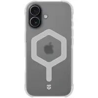 Tactical iPhone 17 MagForce Hexagon Cover - MagSafe-kompatibel - hvid / gennemsigtig