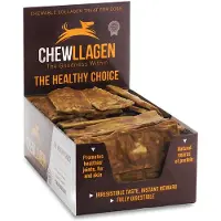 Chewllagen Oksechips Hundesnack 15cm 50 Stykker