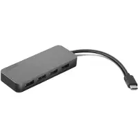Lenovo USB-C to 4 Port USB-A Hub - Hub - 4 x SuperSpeed USB 3.0 + 1 x USB-C - desktop - for ThinkPad T16 Gen 4 21QN