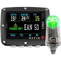 Ratio Ix3m2 Pro + Transmitter + Shell Box Dykkercomputer
