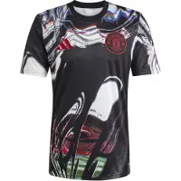 Adidas Manchester United Trænings T-Shirt Pre Match - Sort/Hvid/Rød - , størrelse XX-Large