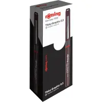 Rotring 1904753, Lukket gelepen, Sort, Bourgogne, 0,3 mm
