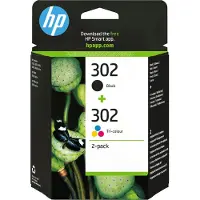HP 302 / X4D37AE 2-Pack Black and Color Ink