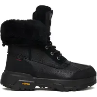 Ugg UGGtil mænd. 1170770 Adirondack Boot XXV læderstøvler i sort (43), Fast, Ruskind, Blonder, Udendørs