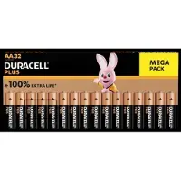 Duracell Plus-AA BP32 AA-batterier alkaline-mangan 1,5 V 32 stk