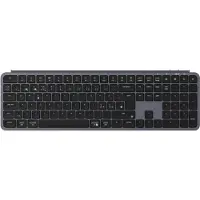 Keychron B6 Pro Ultra-Slim Wireless Keyboard Tri-Mode - Space Grey - Tastatur - Nordisk - Grå