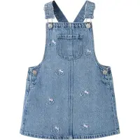 Mango KIDS Kjole lyseblå / lys pink