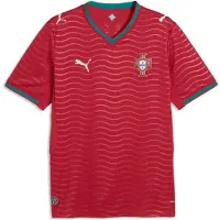 Puma Fodboldtrøje 'Portugal 2026' smaragd / brandrød / lys rød / hvid