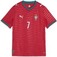 Puma Portugal 2026 Home Player Jersey Youth, Shop, Club Red/Green Lagoon, 5-6Y