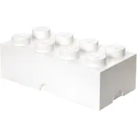 LEGO 8-knops opbevaringsklods - hvid 5006913