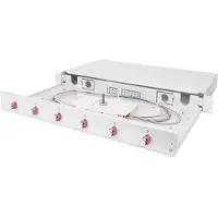 Digitus Professional DN-96330-4 - Fiber optisk splice boks - LC x 12 - 1U - 19