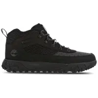 Timberland Timberlandtil drenge. TB0A66QG0151 GreenStride Motion 6 low top lædersko med snørebånd, sort (40), Fast, Blonder, Casual, Sport, Udendørs, b
