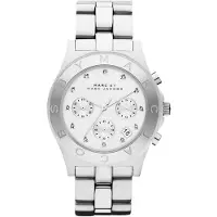 Marc Jacobs MBM3100 Blade sølv/hvid damesur