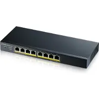 Zyxel GS1900-8HP - Switch - smart - 8 x 10/100/1000 (PoE+) - desktop, væg-monterbar - PoE+ (70 W)