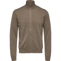 Selected Cardigan 'Berg' brun-meleret