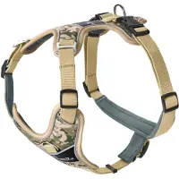 Hunter sele Divo Camouflage, beige - Størrelse L: 72 - 100 cm taljeomkreds