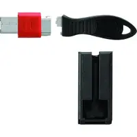 Kensington USB Port Lock with Cable Guard - Square - USB port blokker - sølv