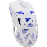 White Shark DAGONET Wireless (White) - Gaming Mus - Optisk - 6 knapper - Hvid