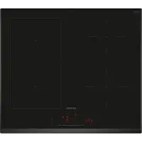 Siemens iQ500 ED651HSB1E - Induktions kogeplade - 4 plader - Niche - bredde: 56 cm - dybde: 49 cm - facet - sort