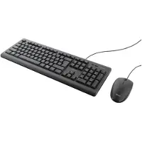Trust Computer Products Trust TKM-250 - Sæt med mus og tastatur - USB - Nordisk - sort