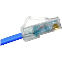 CommScope MiNo6A Series - Patchkabel - RJ-45 (han) til RJ-45 (han) - 3.05 m - UTP - CAT 6a - halogenfri, formet, knastfri, solid - blå