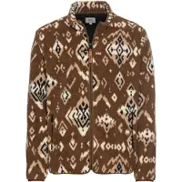 Camel active Fleecejakke beige / brun / lysebrun
