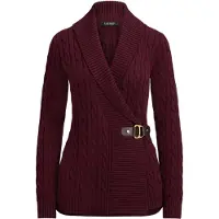 Ralph Lauren Cardigan 'DONATO' bordeaux