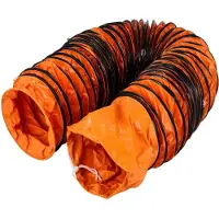 Vevor 25FT Kanalslange Udsugning Fleksibel Kanal PVC Fleksibel 12 Tommer Bærbar Til Udsugningsventilator PVC Kanal