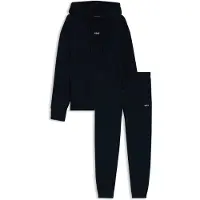 BOSS BOSStil mænd. 50541065 Træningsdragt Wesmall navy (M), Casual, Sport, Bomuld, Multisport, Lange ærmer, Blå