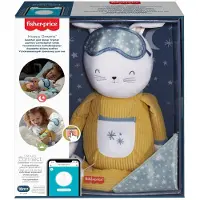 Fisher-Price lydmaskine Hoppy Dreams sutte- og s?vntr?ner Plys musikleget?j med lys og lyde til sm?b?rn
