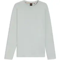 Hugo Boss T-shirt med lange ærmer i bomuld med logopatch
